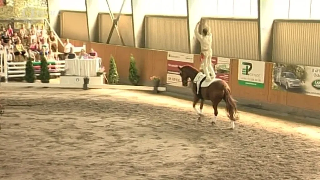 Klouda obsadil ve Frenštátu třetí místo ve voltiži