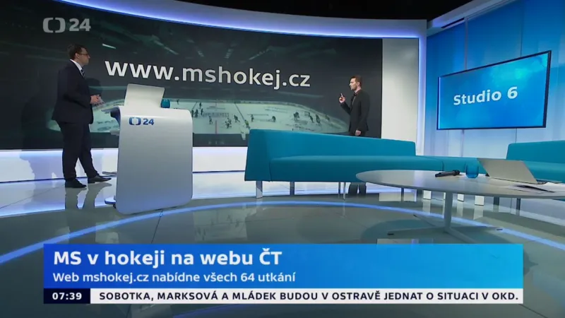 Web mshokej.cz nabídne živě všech 64 utkání