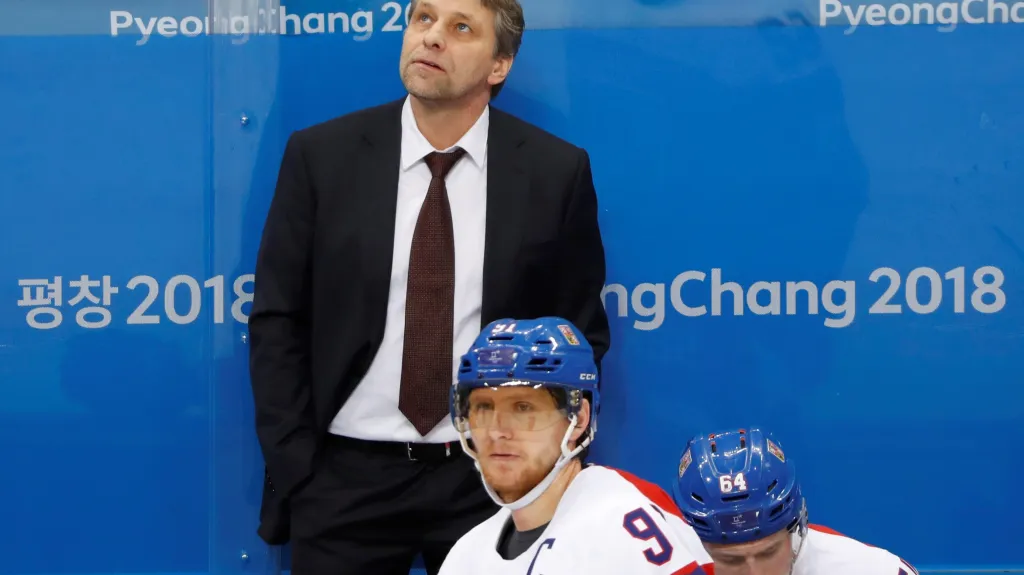 Trenér Josef Jandač s kapitánem Martinem Eratem