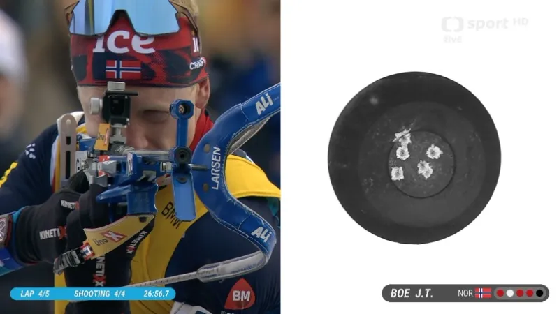 Sestřih stíhačky biatlonistů SP v Oberhofu