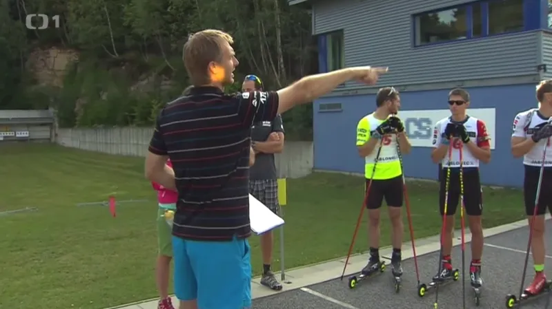 Biatlonisté pilují v létě rychlost střelby