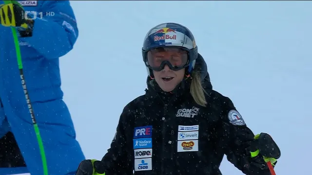 Ledecká zajela ve sjezdu druhý nejlepší výsledek v sezoně