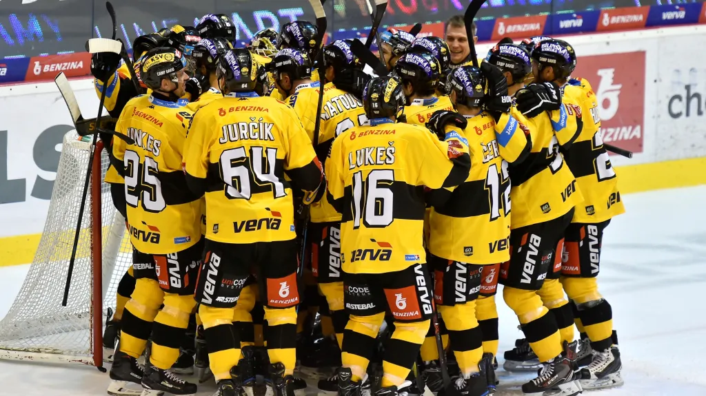 Radost hokejistů Litvínova