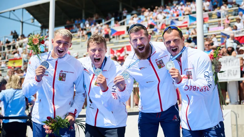 Michal Kulich, Radek Šlouf, Jakub Špicar a Daniel Havel
