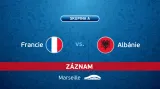 Záznam zápasu Francie - Albánie