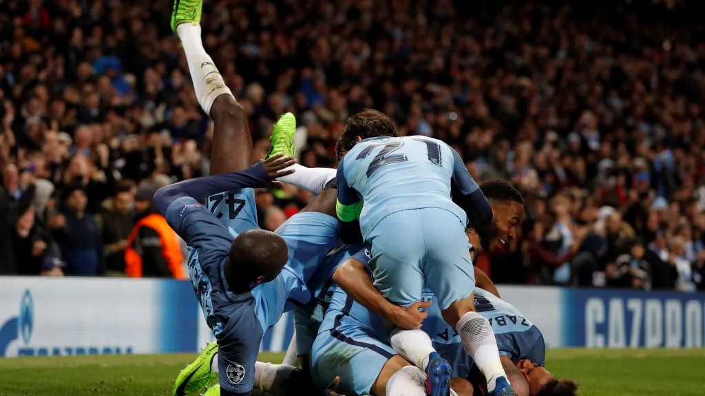 Radost fotbalistů Manchesteru City