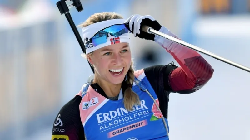 Sestřih stíhačky biatlonistek v Le Grand Bornand