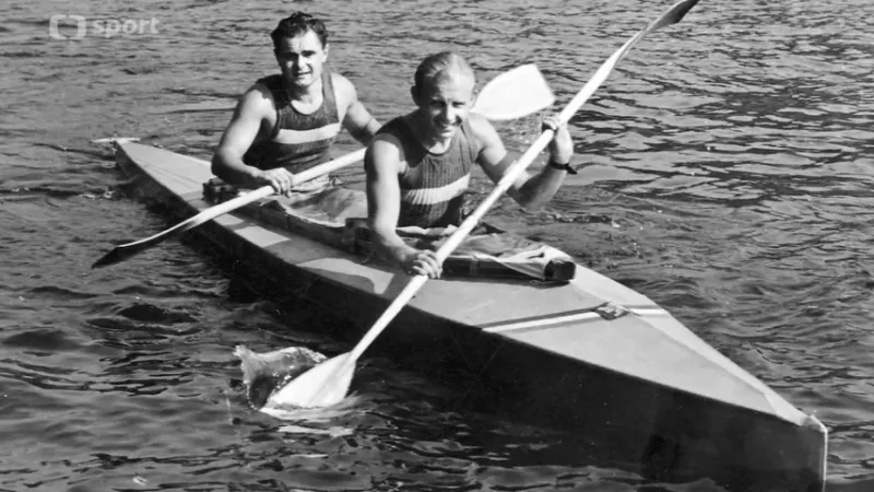 Zlatí medailisté: Václav Mottl, Zdeněk Škrdland