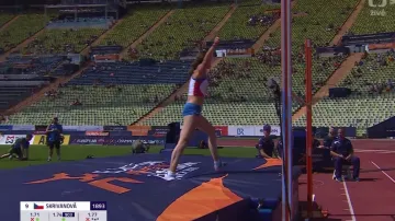 Nejlepší skok sedmibojařky Skřivanové ve výšce s ohlasem