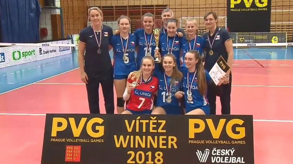 Finále Prague Volleyball Games ovládly české kadetky
