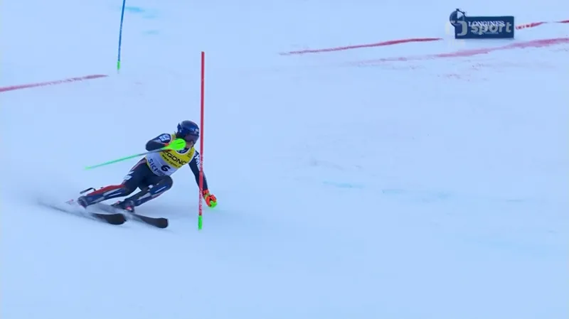 Zlatá jízda Henrika Kristoffersena ve slalomu