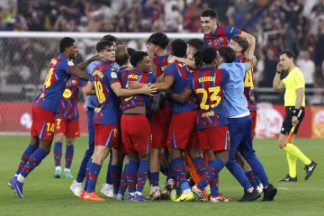 Barcelona slaví vítězství nad Realem ve finále španělského Superpoháru