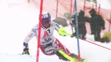 Jízda Kryštofa Krýzla v 1. kole slalomu v Kitzbühelu