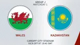 Sestřih utkání Wales – Kazachstán