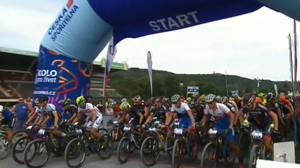 Osmý podnik seriálu Kolo pro život na trase Praha - Karlštejn vyhrál Ulman