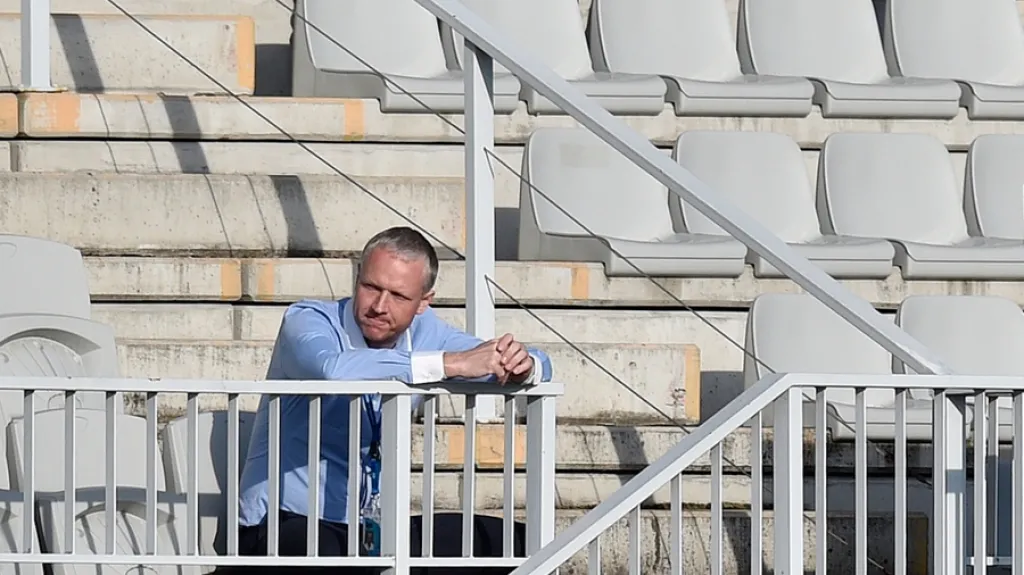 Posezení na tribuně si Václav Jílek ozkoušel už v Jablonci