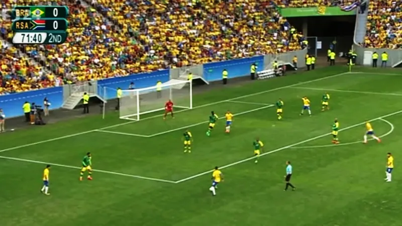 Sestřih utkání Brazílie - Jihoafrická republika