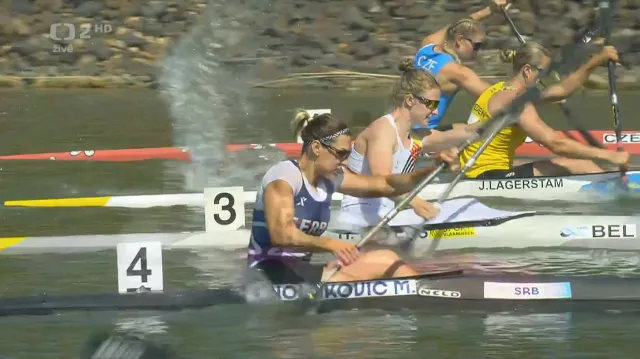 Finále Barbory Betlachové (K1 na 500 metrů) s ohlasem