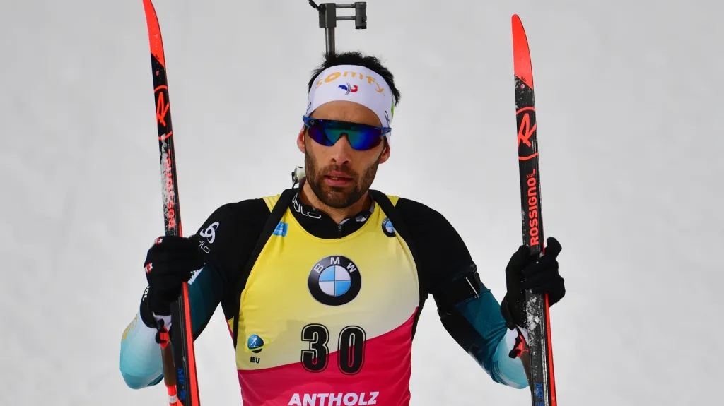 Francouzský biatlonista Martin Fourcade
