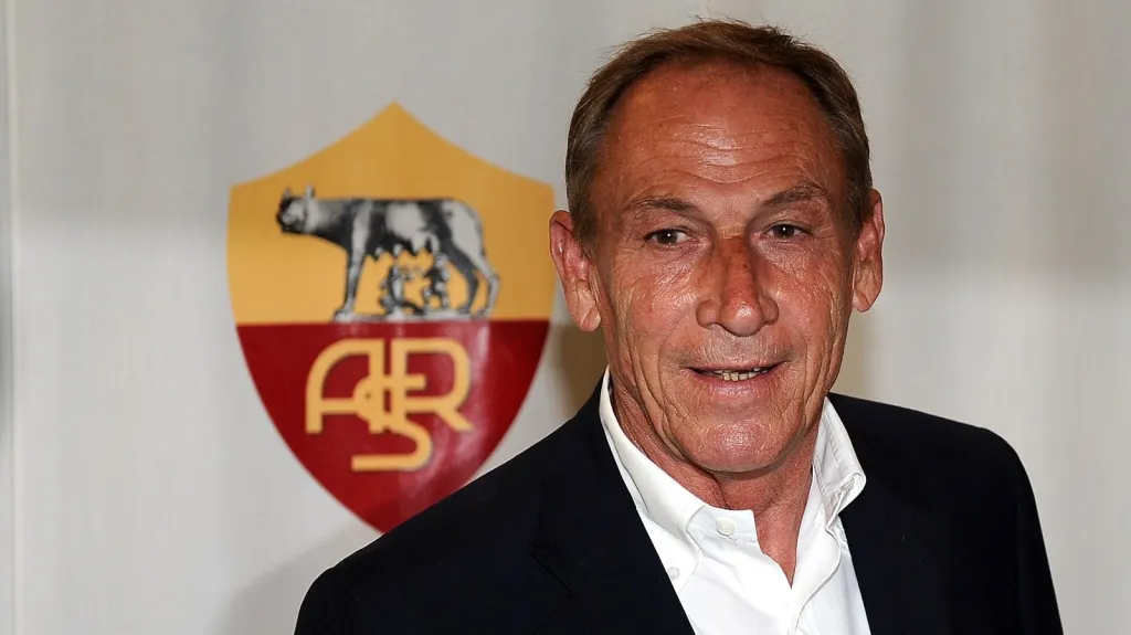 Trenér AS Řím Zdeněk Zeman