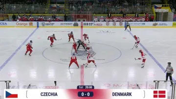 Sestřih utkání Česko „18“ – Dánsko „18“