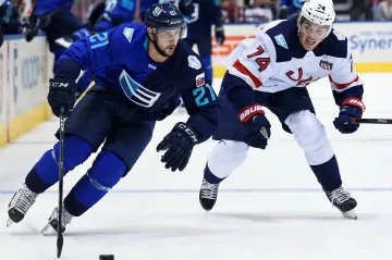 Tomáš Tatar v utkání s USA