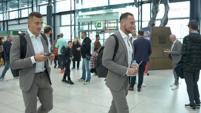 Do Vratislavi před zápasem s Ukrajinou odletěl celý národní tým