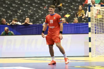 Český házenkář Matěj Havran