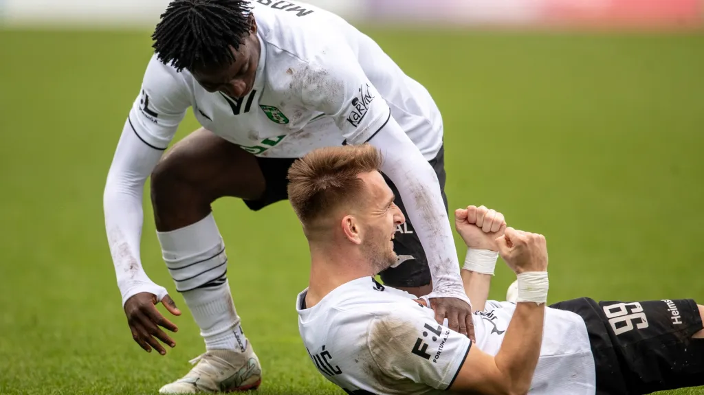 Radost fotbalistů Karviné