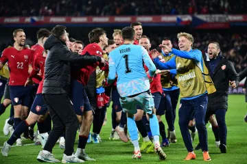 Radost českých fotbalistů