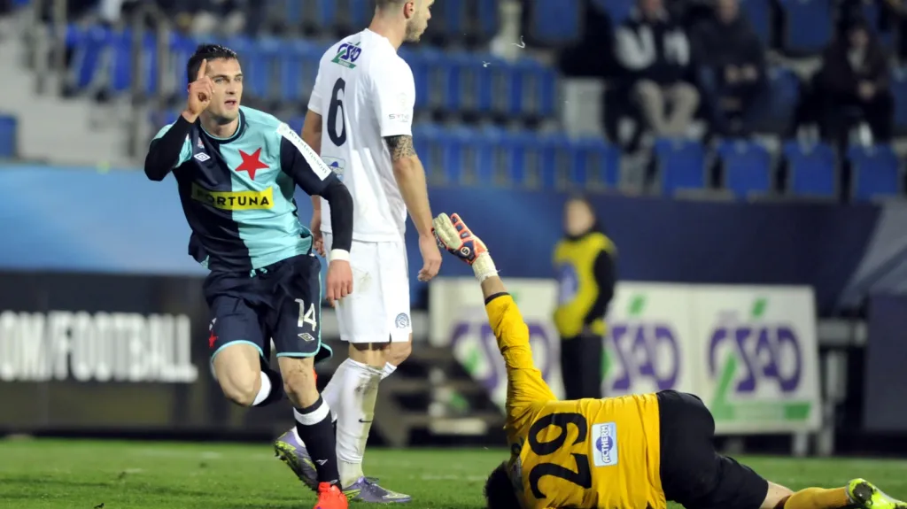 Utkání Slovácko - Slavia
