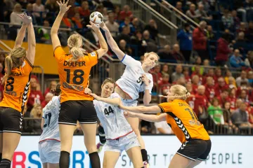 Češka Markéta Jeřábková se snaží prosadit v utkání s Nizozemskem