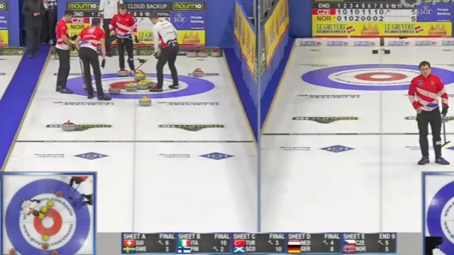 Rozhodující závěrečný end utkání Česko – Norsko