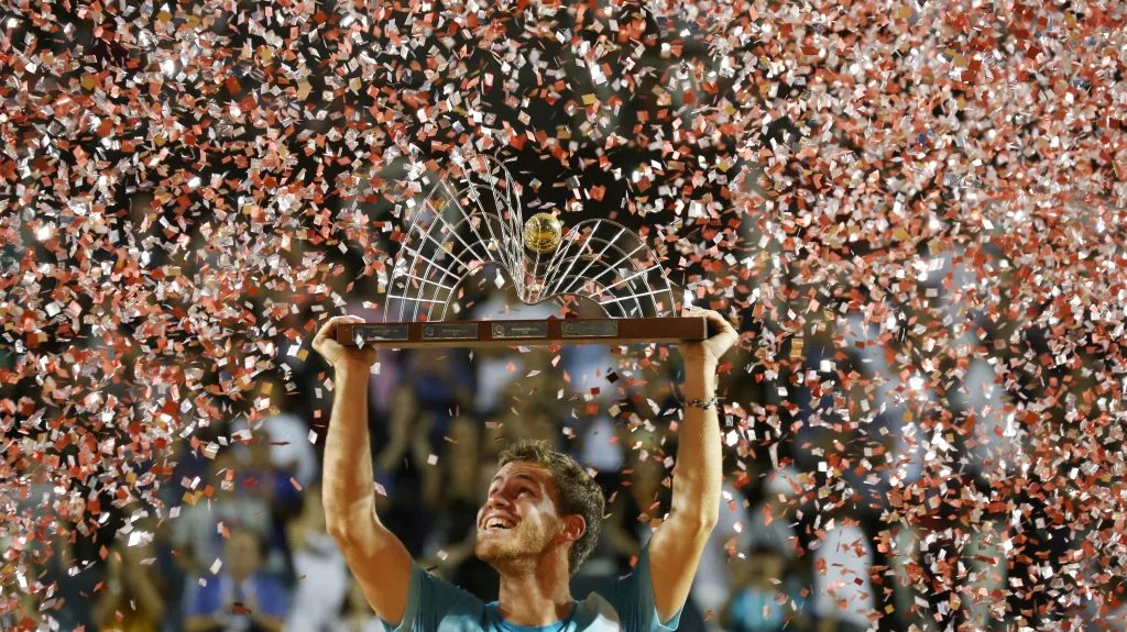 Slavící Diego Schwartzman v Riu