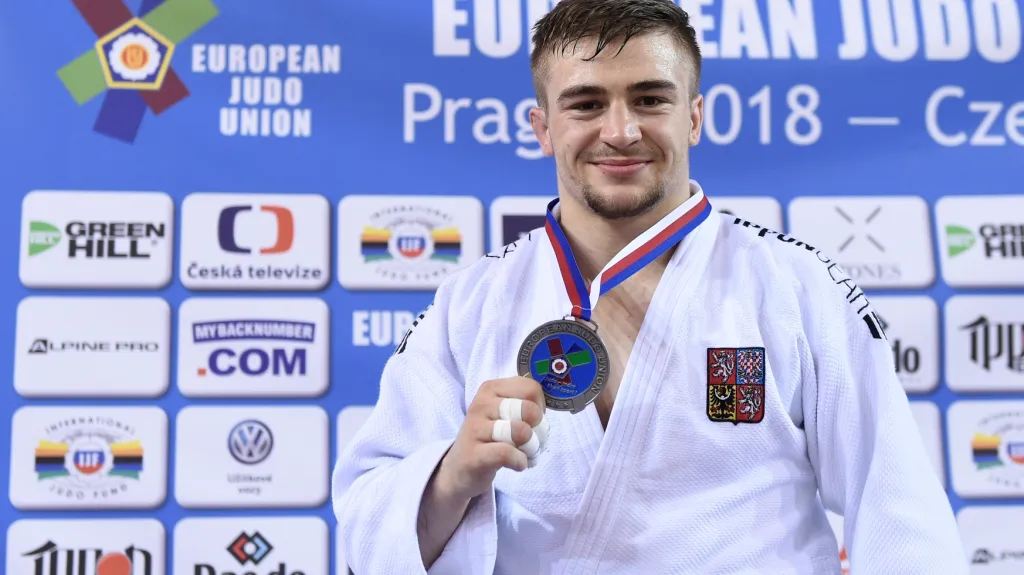 David Klammert se stříbrnou medailí