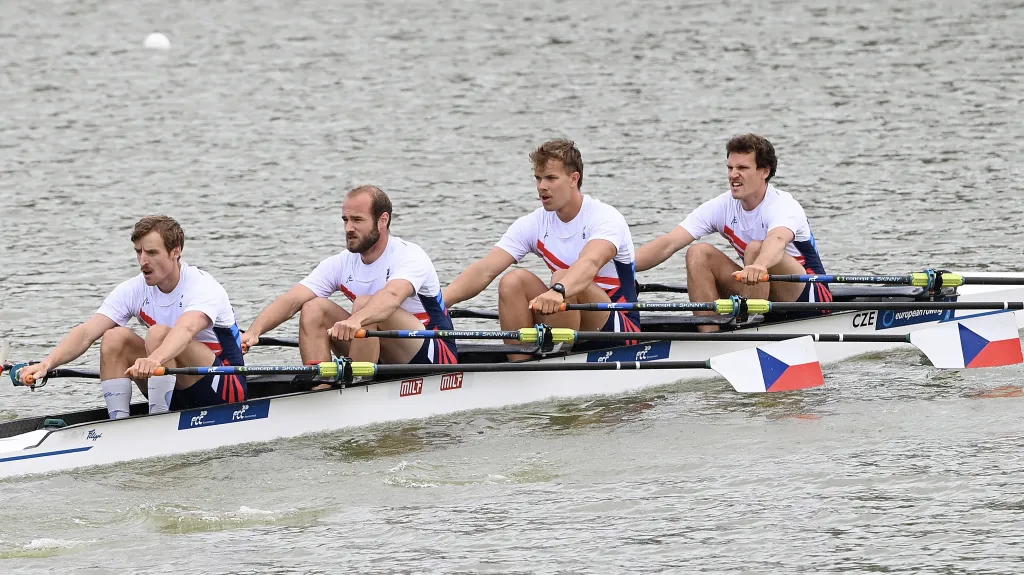 Česká párová čtyřka Jan Fleissner, Marek Diblík, Jan Čížek, Filip Zima