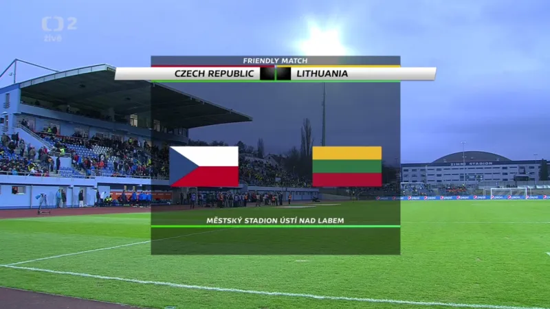 Sestřih přátelského utkání Česko - Litva