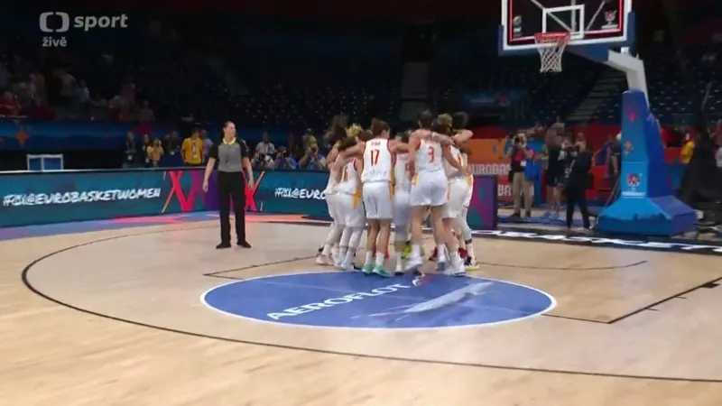 Španělské basketbalistky porazily Francii a na ME obhájily titul