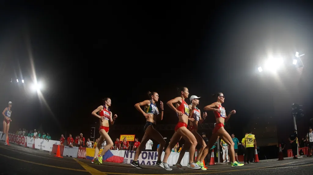 Závod chodkyň na MS v atletice