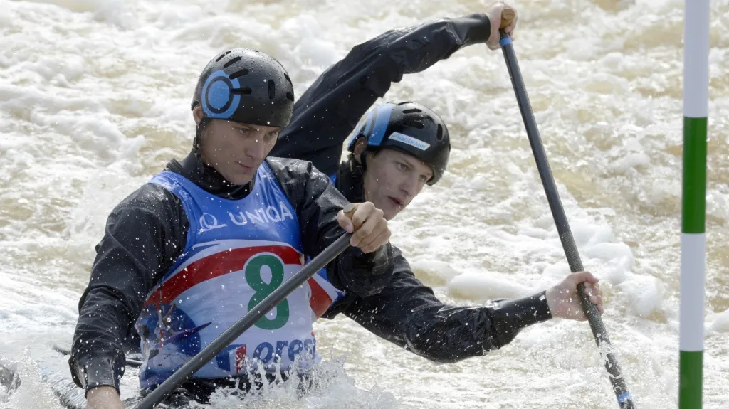 Jonáš Kašpar (vlevo) a Marek Šindler