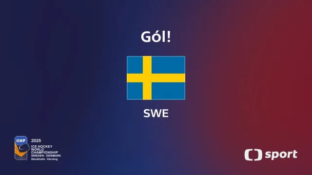 Gól v utkání Švédsko – Česko: Carlsson – 4:1 (35. min.)