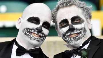 Tito fanoušci All Blacks pojali finále v halloweenském stylu