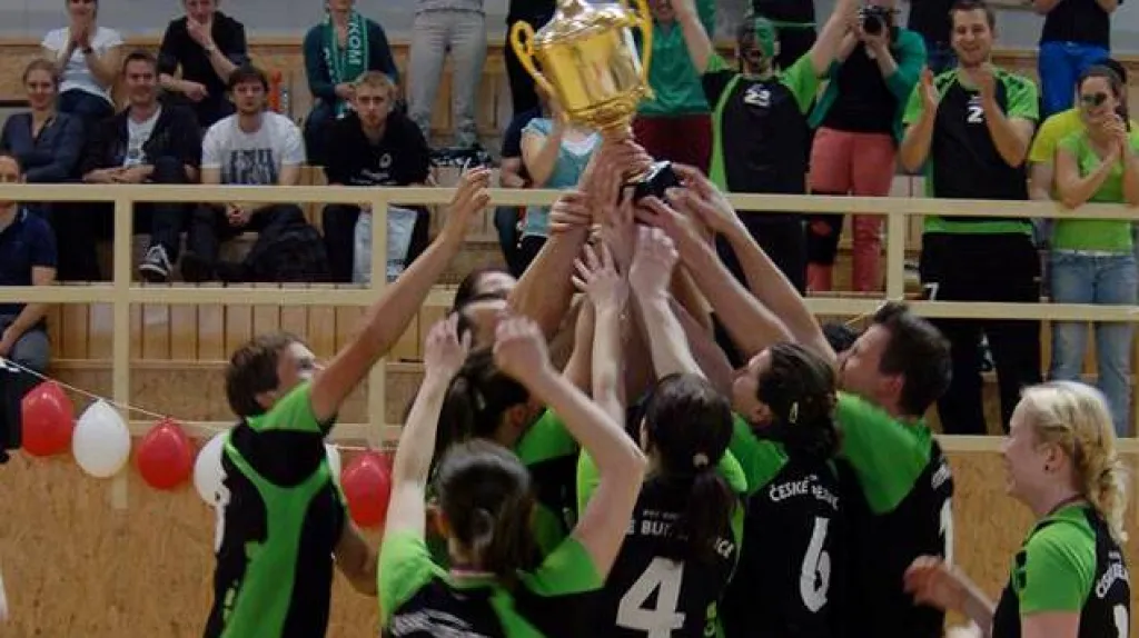 Slavící korfbalisté Českých Budějovic