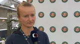 Krejčíková: Vždy jsem chtěla do nejlepší stovky. Z třetího kola mám velkou radost
