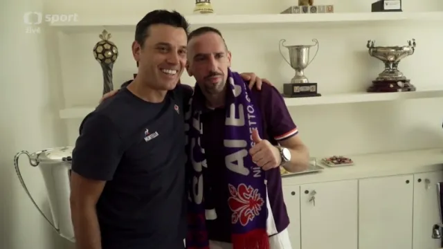 Ribéryho přijali nadšení Florenťané