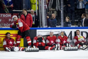 Zklamaní hokejisté Švýcarska