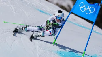 Druhé kolo obřího slalomu pojede Labaštová, Negriová vypadla