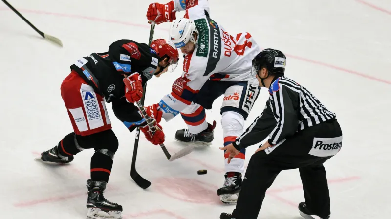 Utkání Třinec- Pardubice