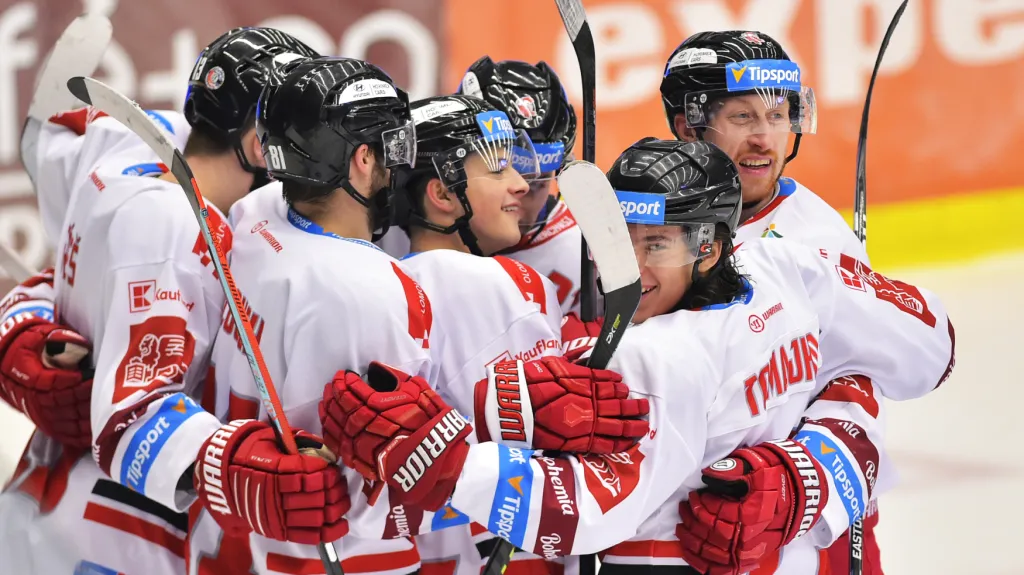 Hokejisté Olomouce slaví vítězství