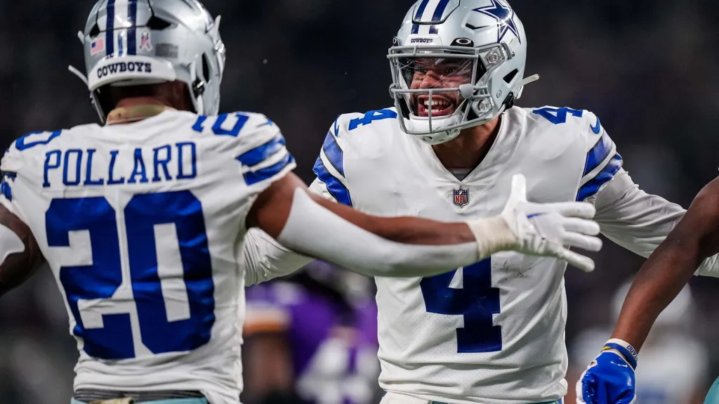 Radost hráčů Dallasu Cowboys